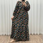 پیراهن ساحلی پفکی کد 1217