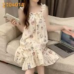 پیراهن راحتی وارداتی مدل عروسکی کد 1238 - تصویر 2