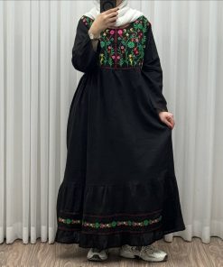 پیراهن وارداتی مدل سلن گلدوزی کد 1248