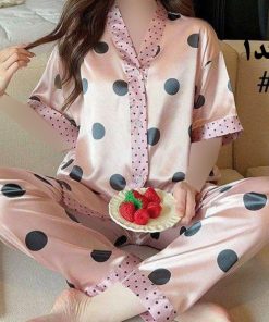 بلوز شلوار وارداتی ساتن کد 1277