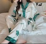 بلوز شلوار وارداتی ساتن کد 1277 - تصویر 7