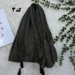 شال برشکا طرحدار مدل جیوانچی کد 1349 - تصویر 5