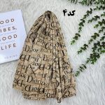 شال برشکا طرحدار مدل Dior کد 1347 - تصویر 3