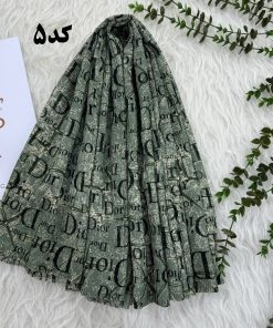 شال برشکا طرحدار مدل Dior کد 1347