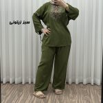 بلوز شلوار مدل آیدا چاپی - تصویر 9