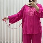 بلوز شلوار مدل آیدا چاپی - تصویر 11