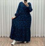 پیراهن ساحلی گلدار مصی کد 1308 - تصویر 3