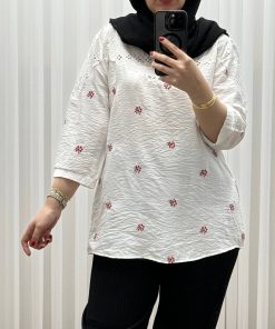 بلوز وارداتی جنس بابوس کد 1318