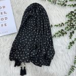 شال طرحدار نخی جوانه کد 1345 - تصویر 3