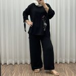 ست بلوز شلوار بادکنکی کد 1321