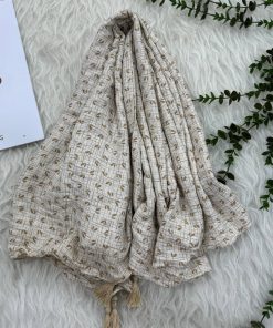 شال طرحدار نخی جوانه کد 1345