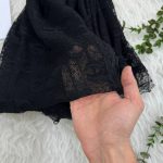 شال گیپوری مشکی کد 1342 - تصویر 2