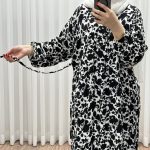 پیراهن ساحلی گلدار مصی کد 1308 - تصویر 5