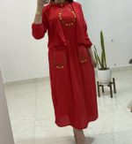 کت سارافون نخی گلدوزی مدل ملیح کد 1330 - تصویر 3