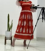 پیراهن وارداتی کریشه مدل ساده کد 1334 - تصویر 6