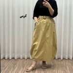 دامن کتان وارداتی کد 1301 - تصویر 9