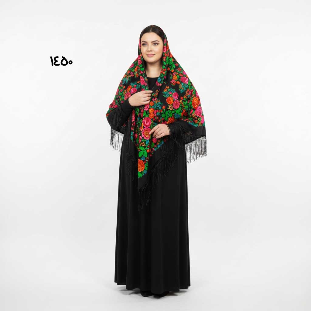 001-(39) روسری ترکمن اصل کد 1450 - تصویر 1