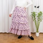 دامن وارداتی طبقهای کد 1501 - تصویر 5