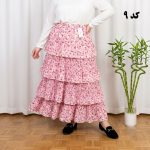 دامن وارداتی طبقهای کد 1501 - تصویر 4