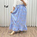 دامن پفکی مدل پرپری کد 1370 - تصویر 5
