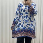 تونیک نخی حاشیه دار کد 1455 - تصویر 3
