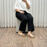 شلوار الیاف ساده رنگ نود کد 1373 - تصویر 8