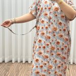 پیراهن ماما سایز پارچه وارداتی کد 1391 - تصویر 12