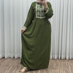پیراهن ساحلی نخی مدل ساره کد 1499 - تصویر 7