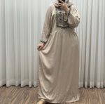 پیراهن ساحلی نخی مدل ساره کد 1499 - تصویر 6