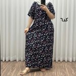 پیراهن ماما سایز پارچه وارداتی کد 1391 - تصویر 9