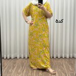 پیراهن ماما سایز پارچه وارداتی کد 1391 - تصویر 3
