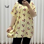 تیشرت نخی پارچه خارجی مصی کد 1394 - تصویر 8