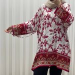 تونیک نخی حاشیه دار کد 1455 - تصویر 2