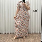 پیراهن ماما سایز پارچه وارداتی کد 1391 - تصویر 4