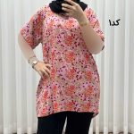 تیشرت نخی پارچه خارجی مصی کد 1394 - تصویر 3