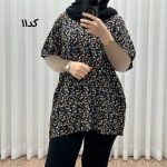 تیشرت نخی پارچه خارجی مصی کد 1394 - تصویر 2