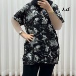 تیشرت نخی پارچه خارجی مصی کد 1394 - تصویر 10