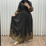 پیراهن کریشه طلاکوب کد 1413