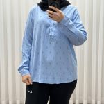 شومیز وارداتی مدل شکوفه کد 1367