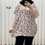 تیشرت نخی پارچه خارجی مصی کد 1394 - تصویر 9