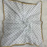 مینی اسکارف مدل خال خالی کد 1354 - تصویر 4