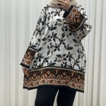تونیک نخی حاشیه دار کد 1455