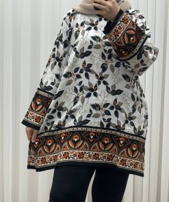تونیک نخی حاشیه دار کد 1455