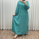 پیراهن سایزبزرگ هندی کد 1497 - تصویر 4