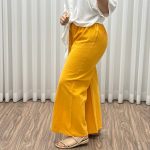 شلوار الیاف ساده رنگ نود کد 1373 - تصویر 6