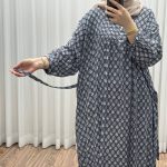 پیراهن سایزبزرگ هندی کد 1497 - تصویر 6