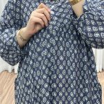 پیراهن سایزبزرگ هندی کد 1497 - تصویر 5
