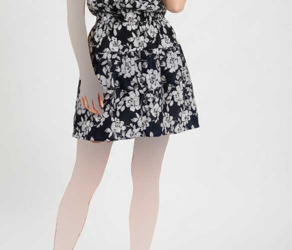 1508 دامنک دخترانه مدل گل یخی کد 1508 - تصویر 1
