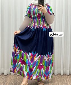 پیراهن وارداتی کریشه مدل پرواز آستین کوتاه کد 1381