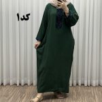 پیراهن کفتان گلدوزی کد 1516